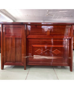 Bàn làm việc 1 thùng có chắn (Gỗ tràm)